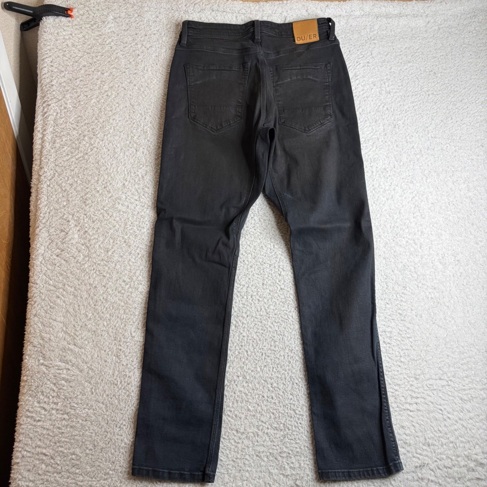 DU/ER L2X Relaxed Taper Performance Denim Jeans Black 30x32 MFLR3303